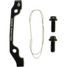 Адаптер дискового тормоза SHIMANO SM-MA90-R160P/S, болт 2 штуки, проволока 1 штука ISMMA90R160PS