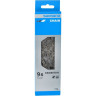Цепь SHIMANO E6070, для 9 скоростей сзади/1 скорость, спереди, 118 звеньев, для электровелосипедов, с ампульным пином (1шт.)