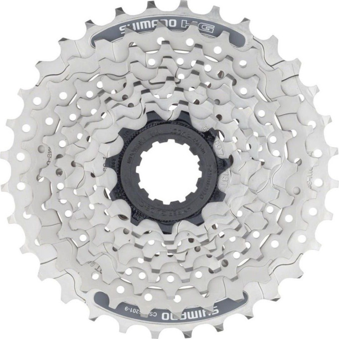Кассета SHIMANO ALIVIO HG201, 9 скоростей, 11-32 серебристый