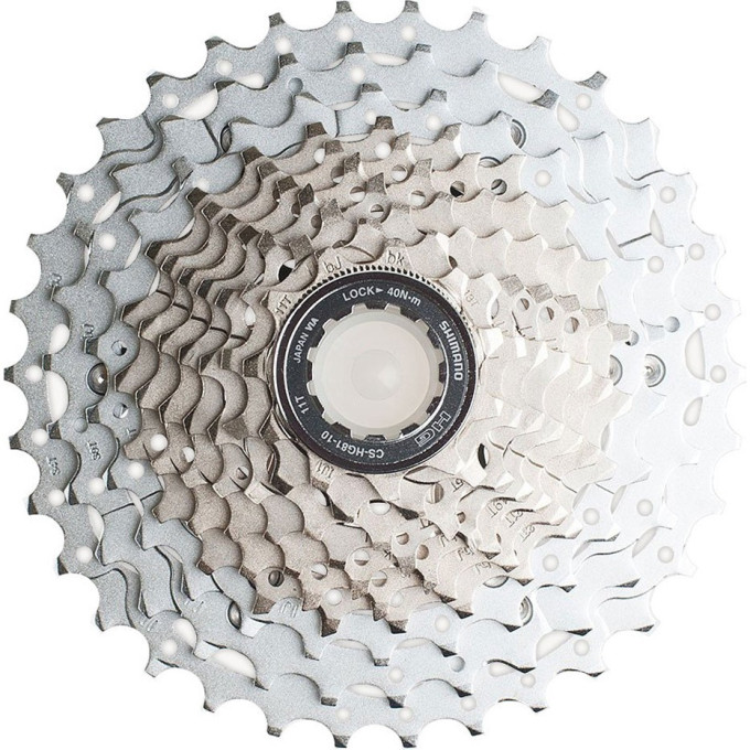Кассета SHIMANO SLX, HG81, 10 скоростей, 11-34