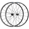 Комплект колес SHIMANO RS500, переднее и заднее, 10-11 скоростей, клинчерное, под дисковый тормоз QR, темно-серый