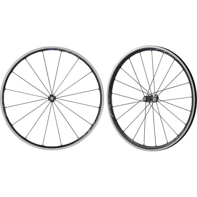 Комплект колес SHIMANO RS700, ПЕР. ЗАДН, 10-11СК, КЛИНЧЕРН., ЦВ. ЧЕРНЫЙ