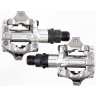 Педали SHIMANO M520, с шипами, серебристый