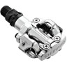 Педали SHIMANO M520, с шипами, серебристый