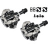 Педали SHIMANO M540, с шипами, черный