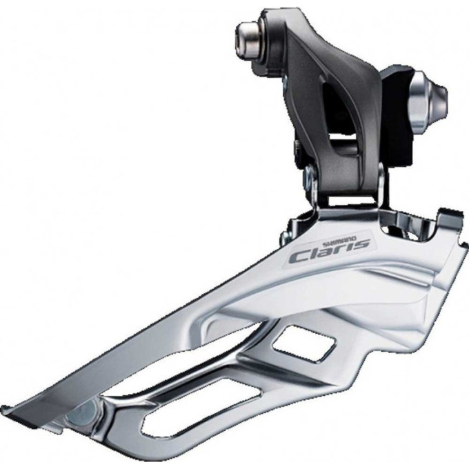 Переключатель передний SHIMANO CLARIS, R2030, 3X8 скоростей, 34,9 с адаптером, (31.8 & 28.6)