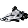 Переключатель передний SHIMANO DEORE, M618, E-тип, для 2X10,без BB пластины, универсальная тяга, черный
