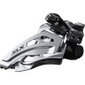 Переключатель передний SHIMANO SLX, M677-L, для 2X10 скоростей, нижний хомут 34.9 с адаптером 28.6/31.8, SIDE-SWING, угол: 66-6