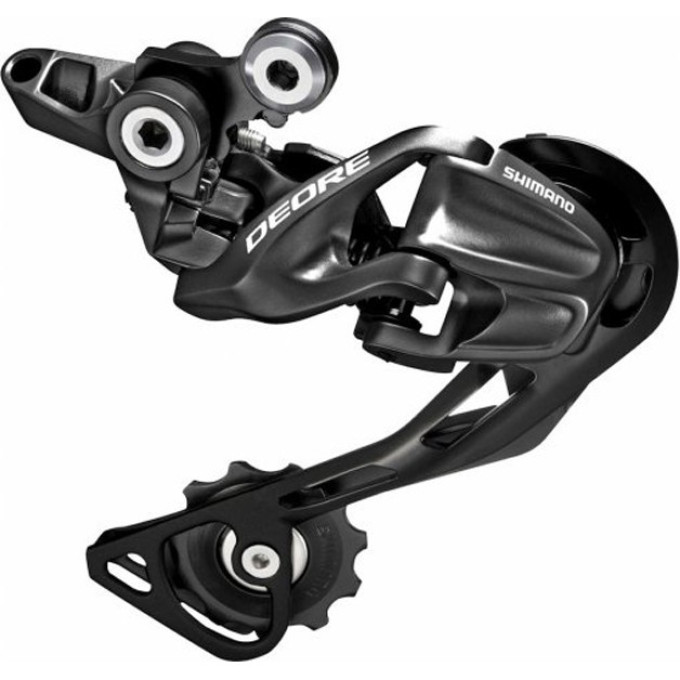 Переключатель задний SHIMANO DEORE, M610, SGS, 10 СК., ЦВ. ЧЕРН.