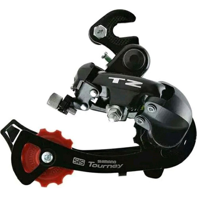 Переключатель задний SHIMANO TOURNEY, TZ50, GS, 6 скоростей, крепление на ось, без упаковки