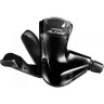 Шифтер SHIMANO ALFINE, S7008, черный, 8 скоростей, трос+оплетка, для СJ-S7000-8