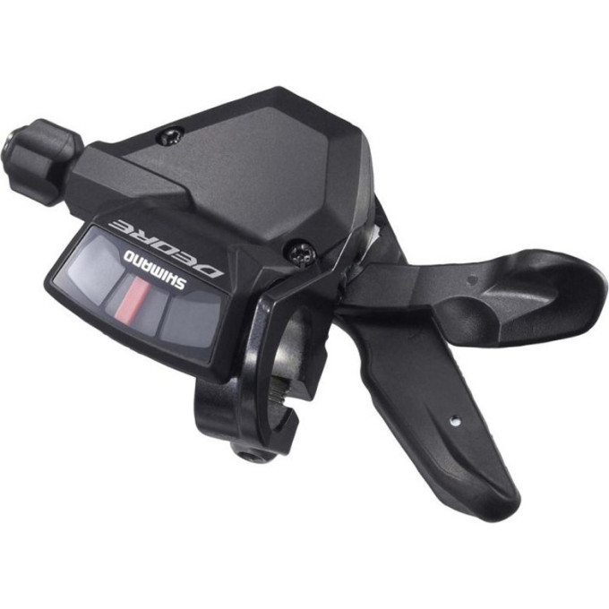 Шифтер SHIMANO DEORE, M590, левый, 3 скорости, трос 1800 мм