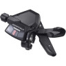 Шифтер SHIMANO DEORE, M590, левый, 3 скорости, трос 1800 мм