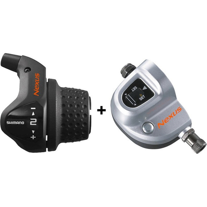 Шифтер SHIMANO NEXUS, 3S41E, 3СК, С BELL CRANK 6, ОПЛЕТКА, 1600ММ ЧЕРНЫЙ, КОРОТК. РУЧКА