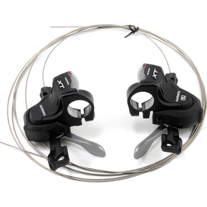 Шифтер SHIMANO XT, M780, ЛЕВ/ПР, 3X10СК, ТР.+ОПЛЕТК