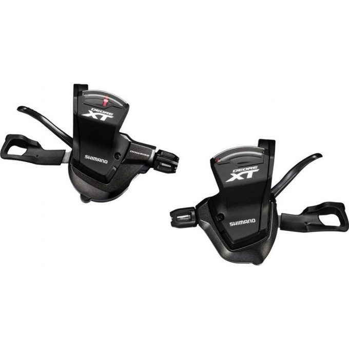 Шифтер SHIMANO XT, M8000, ЛЕВ/ПР, 2/3X11СК, ТРОС+ОПЛЕТКА