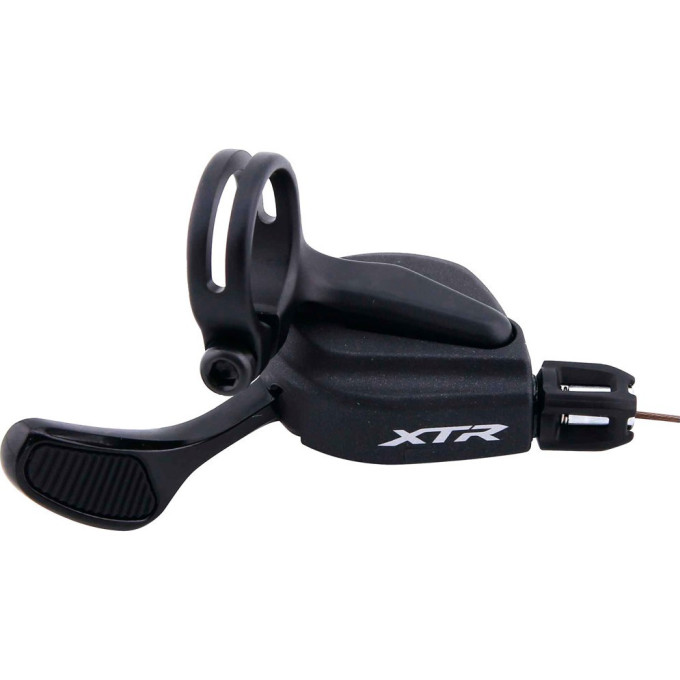 Шифтер SHIMANO XTR, M9100, 2 скорости, на хомут, трос+оплетка
