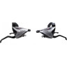 Шифтер/Тормозная ручка SHIMANO ACERA, EF65, левый/правый, 3X7 скоростей, трос+оплетка, серебристый