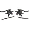 Шифтер/Тормозная ручка SHIMANO ALTUS, M310, левый/правый, 3X8 скоростей, трос+оплетка, черный