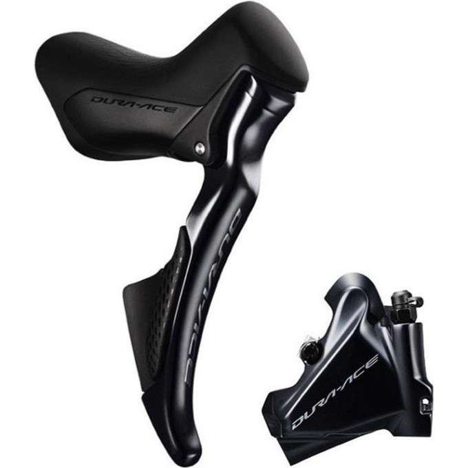 Шифтер/Тормозная ручка SHIMANO DURA-ACE DI2, ST-R9170/BR-R9170, левый, на 2 скорости. под дисковый тормоз, для ротор. 140 мм