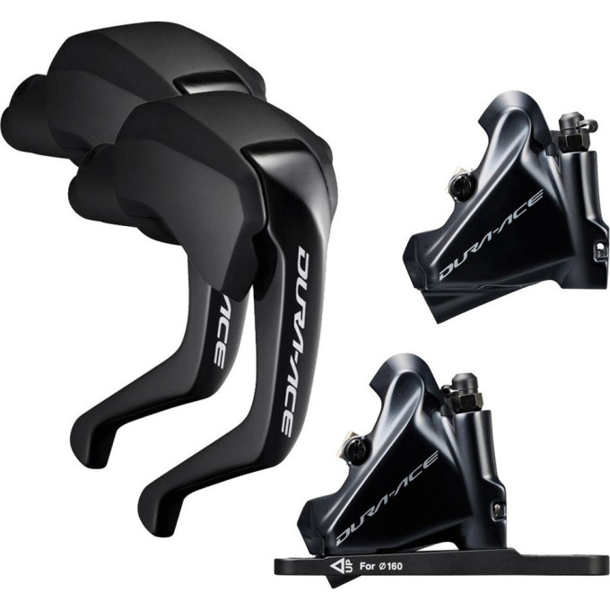 Шифтер/Тормозная ручка SHIMANO DURA-ACE DI2, ST-R9180/BR-R9170, ПРАВЫЙ, НА 11СК. ПОД ПЕРЕД ДИСК. ТОРМ., ДЛЯ РОТОР.140мм