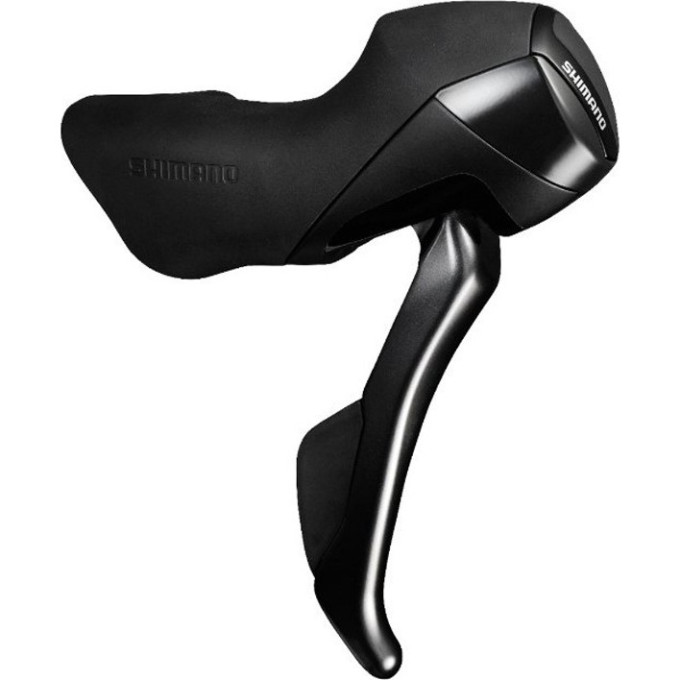 Шифтер/Тормозная ручка SHIMANO NON-SERIES ST-RS405, правый, 10 скоростей, с тросом переключателя, темно-серый