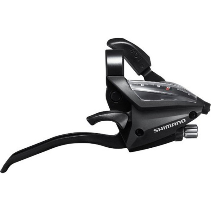 Шифтер/Тормозная ручка SHIMANO TOURNEY, EF510, ПРАВ, 8СК, ТРОС, ЦВ. ЧЕРНЫЙ