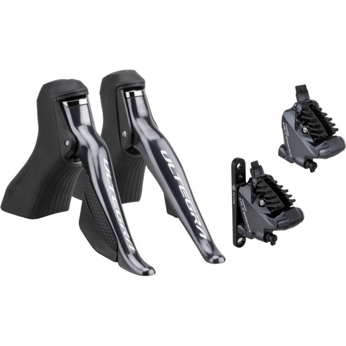 Шифтер/Тормозная ручка SHIMANO ULTEGRA DI2, ST-R8070, ПРАВ/ЛЕВ, 2X11СК., SM-BH90, МАСЛО, КАЛИПЕРЫ BR-R8070 ПЕРЕДН./ЗАДН.