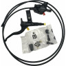 Тормоз дисковый SHIMANO DEORE, M6100, j-kit, BL(правый)/BR(задний), полимерные колодки, 1700мм