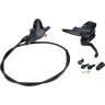 Тормоз дисковый SHIMANO DEORE, M6100, j-kit, BL(правый)/BR(задний), полимерные колодки, 1700мм