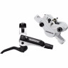 Тормоз дисковый SHIMANO M506, BL-M506(ЛЕВ)/BR-M447(ПЕР.), ПЛАСТ. КОЛ., 1000мм, ЦВ. БЕЛЫЙ