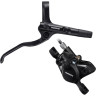 Тормоз дисковый SHIMANO MT MT200, BL(правый)/BR(задний), полимерные колодки, 1700мм, черный