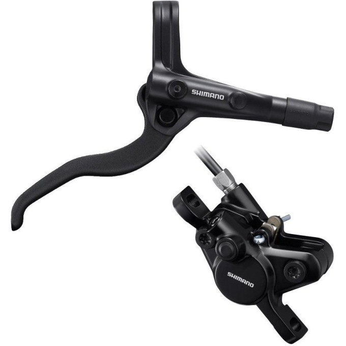 Тормоз дисковый SHIMANO MT MT400, BL(правый)/BR(задний), полимерные колодки, 1700vv, черный