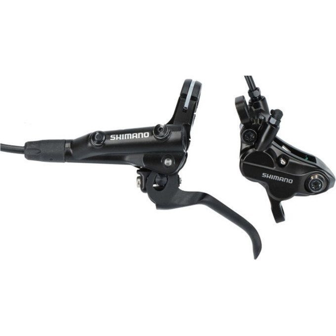 Тормоз дисковый SHIMANO MT MT501, BL(правый)/BR-MT520(задний), полимерные колодки, 1700мм, черный