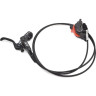Тормоз дисковый SHIMANO XT M8000(левый)/BR-M8020(передний), гидролиния 1000мм, без адаптера, металлическая колодка