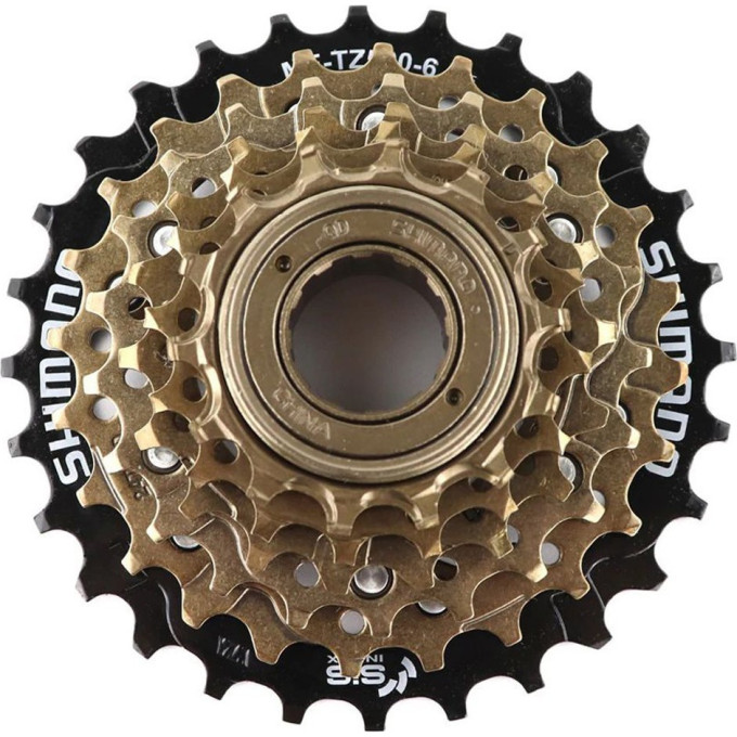 Трещотка SHIMANO TZ500, 6 скоростей, 14-28, индивидуальная упаковка