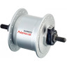 Втулка передняя динамо SHIMANO, 6V 3.0W, 36 отверстий, 100X140 мм, серебристый, ADHC30003NNAS