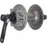 Втулка передняя SHIMANO DEORE M525A, 32 отверстия, QR, 6-болт, серебристый