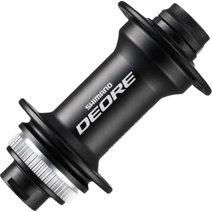 Втулка передняя SHIMANO DEORE, M6010, 32 ОТВ, C.LOCK, ПОД ОСЬ 15мм(БЕЗ ОСИ), ЦВ. ЧЕРНЫЙ