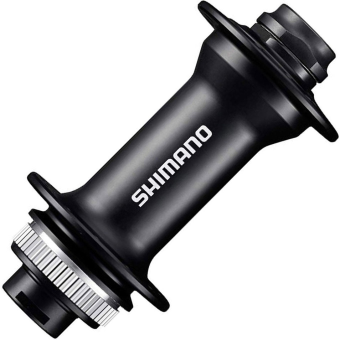 Втулка передняя SHIMANO MT400, 32ОТВ, OLD:110мм, ПОД ПОЛУЮ ОСЬ 15мм, ПОД ДИСК C.LOCK, ЦВ. ЧЕРНЫЙ