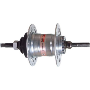 Втулка планетарная SHIMANO NEXUS 3R40, 36 отверстий, 3 скорости, с антикоррозийным покрытием, для роллерного тормоза, под гайки, 126.8x176.8 мм