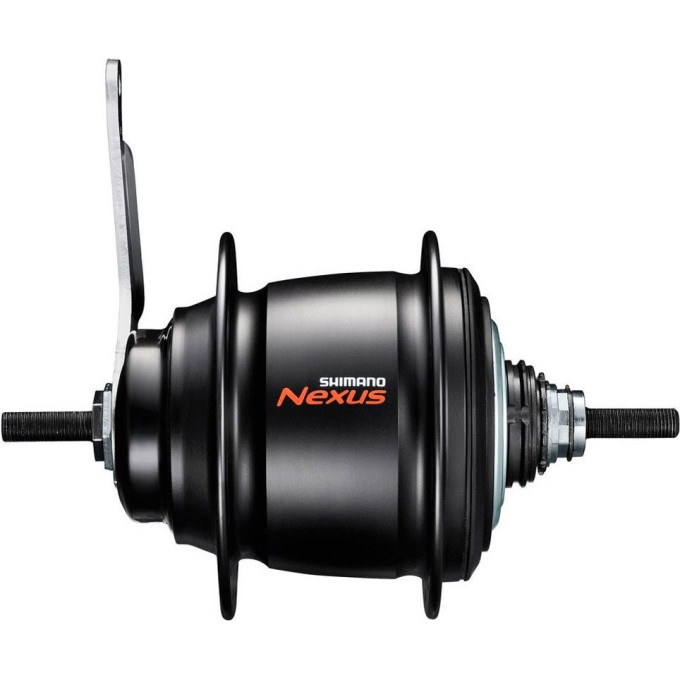 Втулка планетарная SHIMANO NEXUS, C6001, 36 ОТВ, 8СК, НОЖН. ТОР., 132x184мм, ЦВ. ЧЕРНЫЙ, Б/УП.