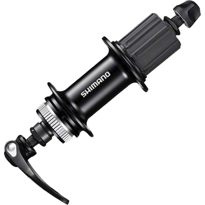 Втулка задняя SHIMANO RS505, 32 ОТВ, 10/11 СК, CENTER LOCK, R-QR 173мм, OLD 135мм, ЦВ. ЧЕРНЫЙ