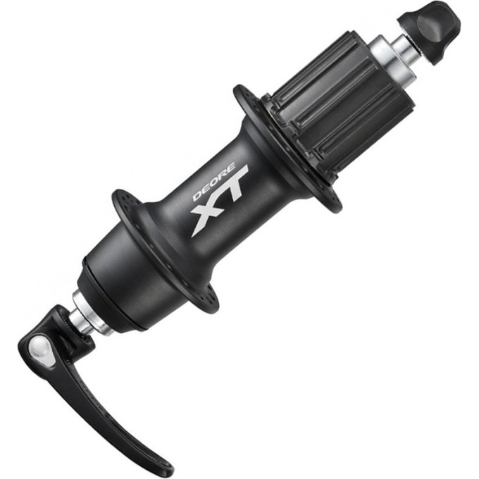 Втулка задняя SHIMANO XT, T780, 32 ОТВ, 8/9/10СК, QR, ЦВ. ЧЕРНЫЙ