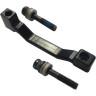 Адаптер дискового тормоза SHIMANO F203P/PM для 180 мм, болты: короткий+длинный ESMMAF203PPM