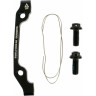 Адаптер дискового тормоза SHIMANO SM-MA90-F160P/S, болт (2 штуки), проволока (1 штука) ISMMA90F160PS