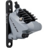 Калипер SHIMANO 105 R7070, передний, гидравлика, FLAT MOUNT, полимерные колодки L03A, серебро, IBRR7070F4RFS