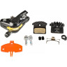 Калипер SHIMANO 105 RS785, передний или задний, гидравлика, под 140/160 мм, полимерные колодки J02A, IBRRS785MPRF
