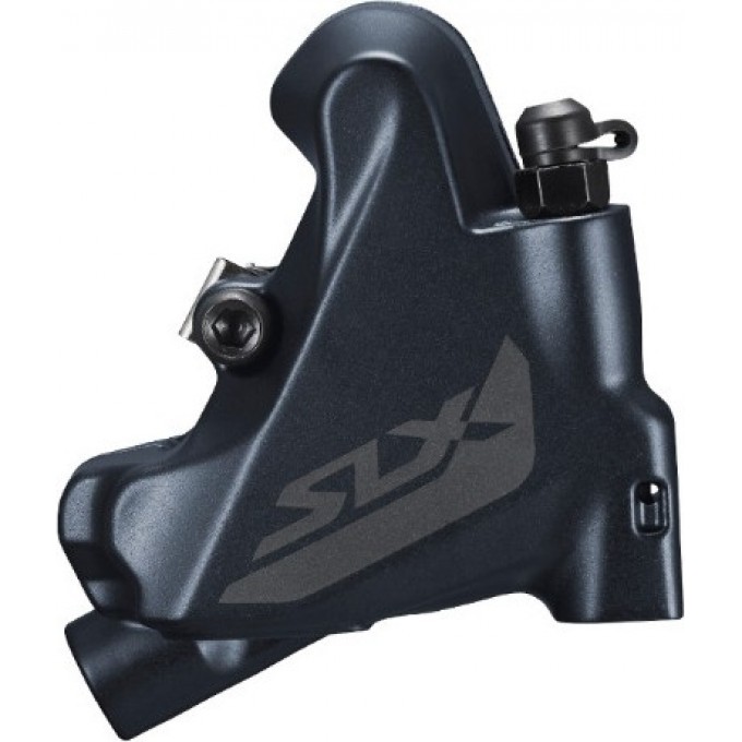 Калипер задний SHIMANO SLX M7110 гидравлический, flat mount, с болтами, полимерные колодки