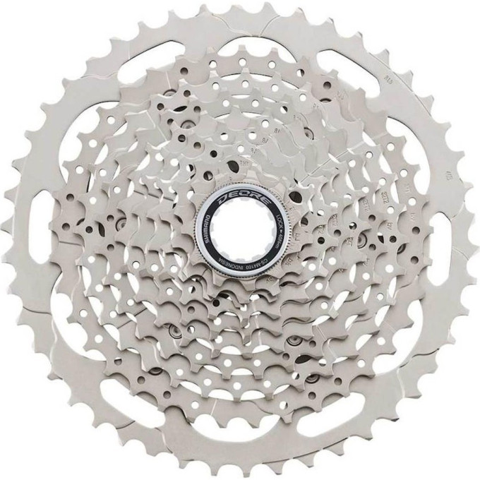 Кассета SHIMANO DEORE, M4100, 10 скоростей, 11-46T